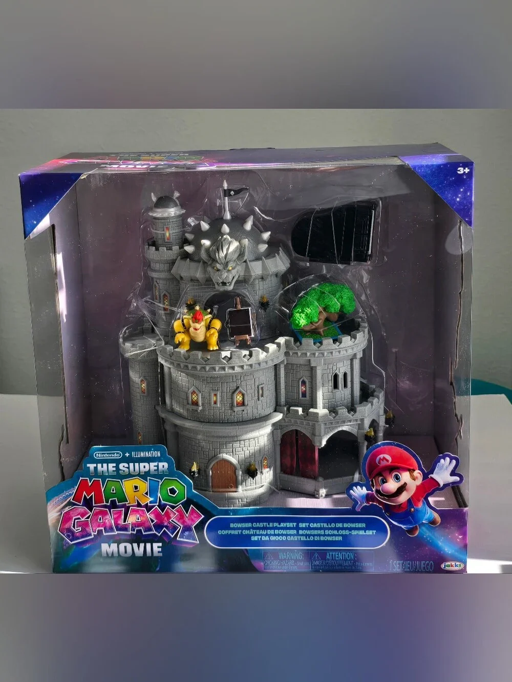 Nintendo Super Mario Galaxy Movie Bowser Castle Playset - Gray